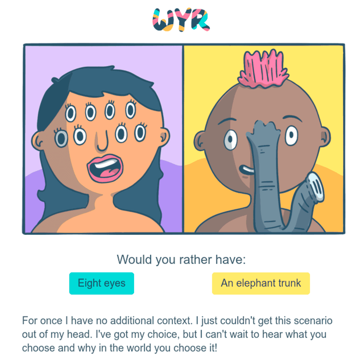 Would You Rather &mdash; Email Crash Test