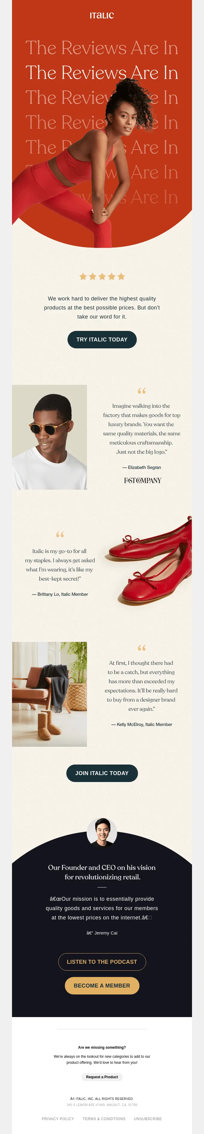 italic — Email Crash Test