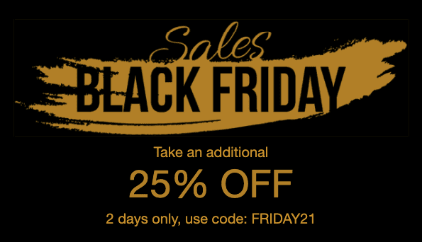 Black Friday Weekend SALE!