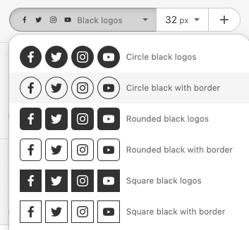 Choosing-Black-and-White-Social-Media-Icons