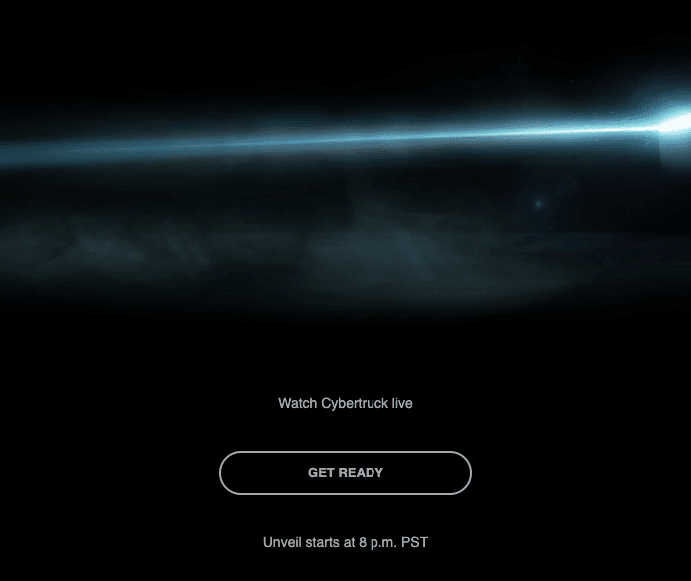 Great Email Newsletter Examples_Tesla Announcing Cyber Truck Live Presentation