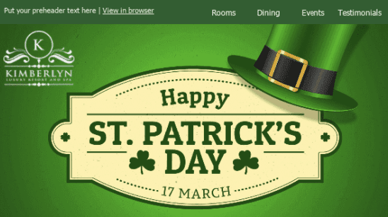 St Patricks Day Email Templates_Design Ideas
