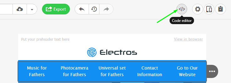 Stripo-Adding-Anchor-Links-in-Emails-Opening-Code-Editor