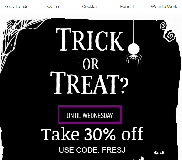 A ready-to-use Halloween templates with Stripo