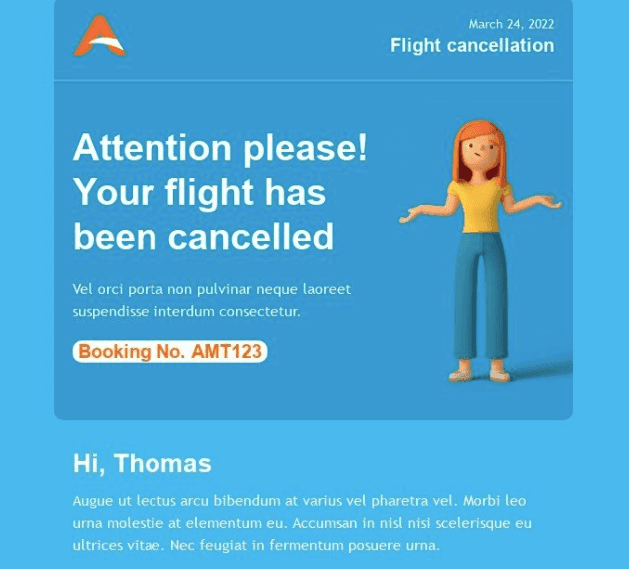 Airline Email Templates to Keep Customers Updated_Stripo
