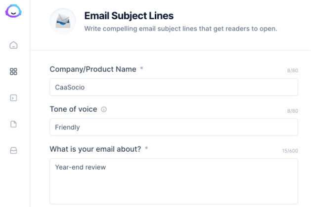 Jasper.ai Subject Lines Generator for Your Email Campaigns