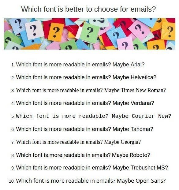 13 Best Fonts for Email in 2023 [Tips & Ideas]
