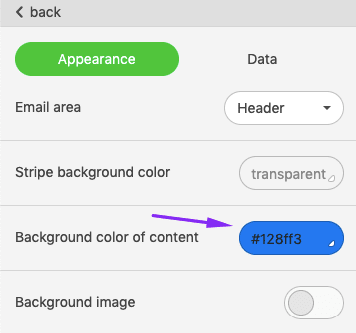 Email-Content-Background-Color_Setting-Colors-with-Stripo