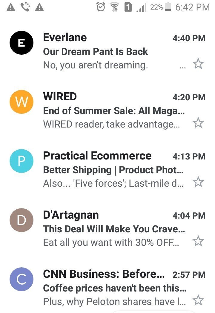 Email Design Best Practices_Subject Lines on Mobile Devices