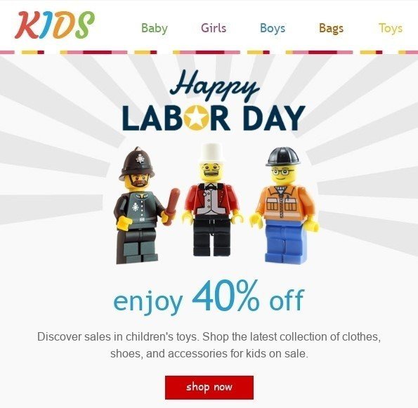 Labor Day Email Templates Free Labor Day HTML Email Template