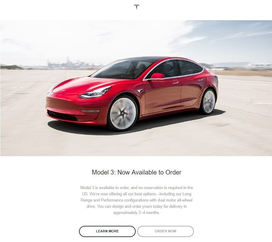 Lancement du produit Tesla