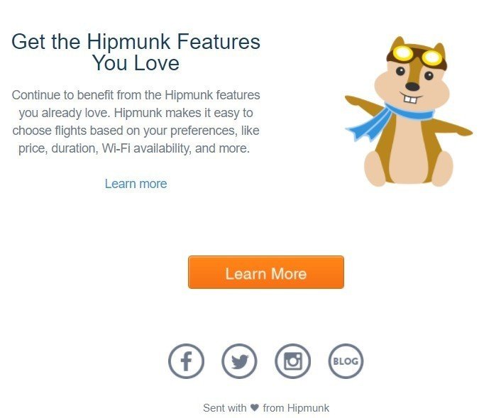 Unsubscribe Pages_Email Example by Himpunk