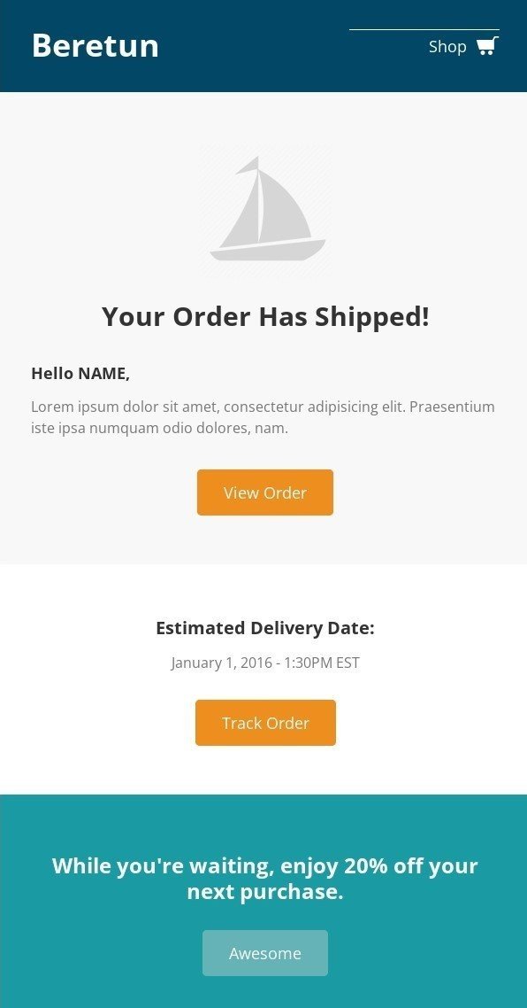 Order Confirmation Email: 20 Amazing Templates and Examples