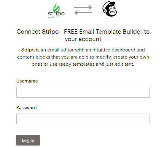 Stripo-Export-to-Mailchimp-Form-for-Filling-Out-Credentials