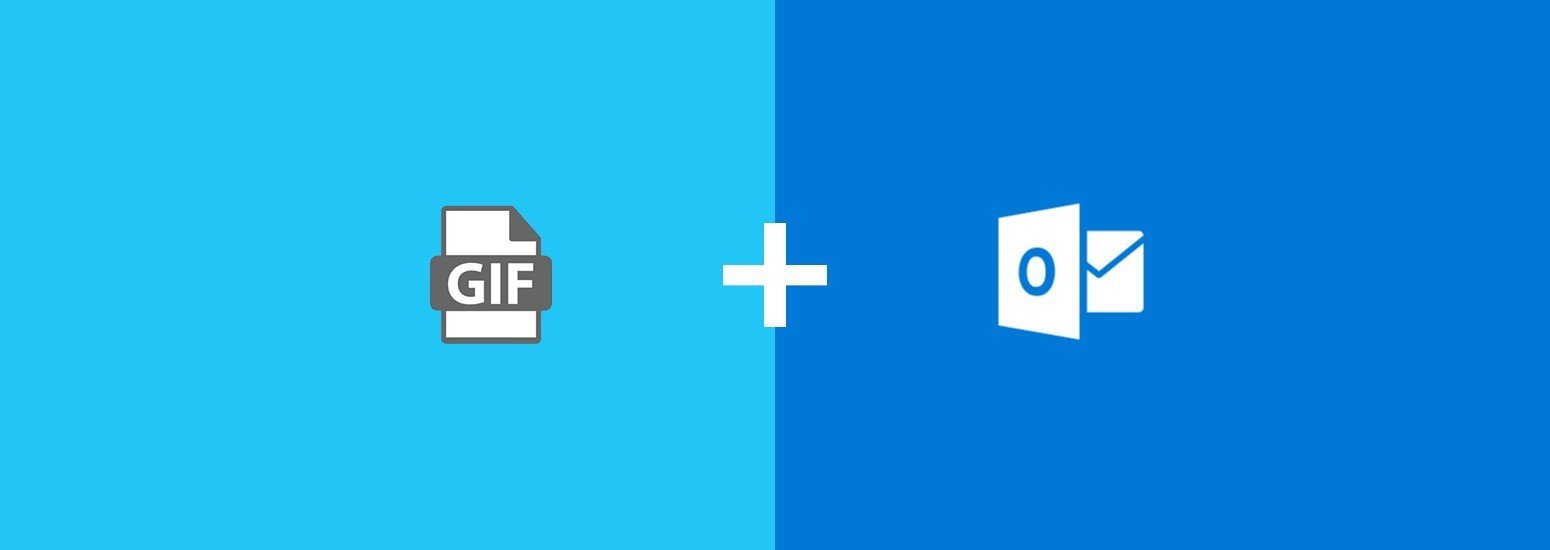 how to add a gif to outlook email