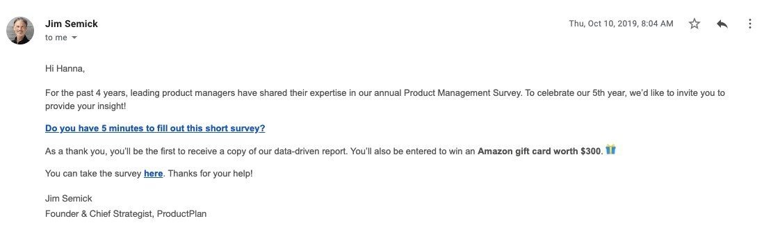 Survey-Invitation-Email_Plain-Text_Estimated-Time