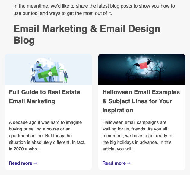 Exemplo de Email Marketing de Boas Vindas UOL