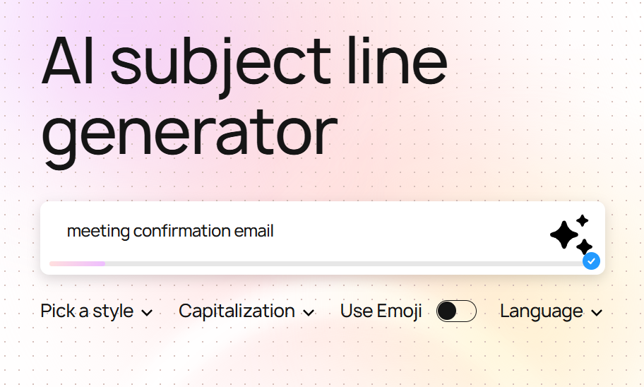 Adding a prompt for generating the subject line