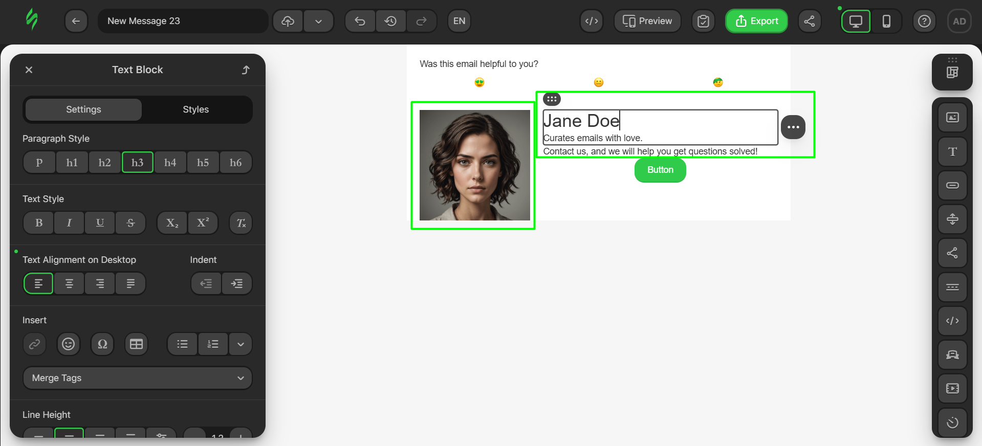 Adding imagery and text