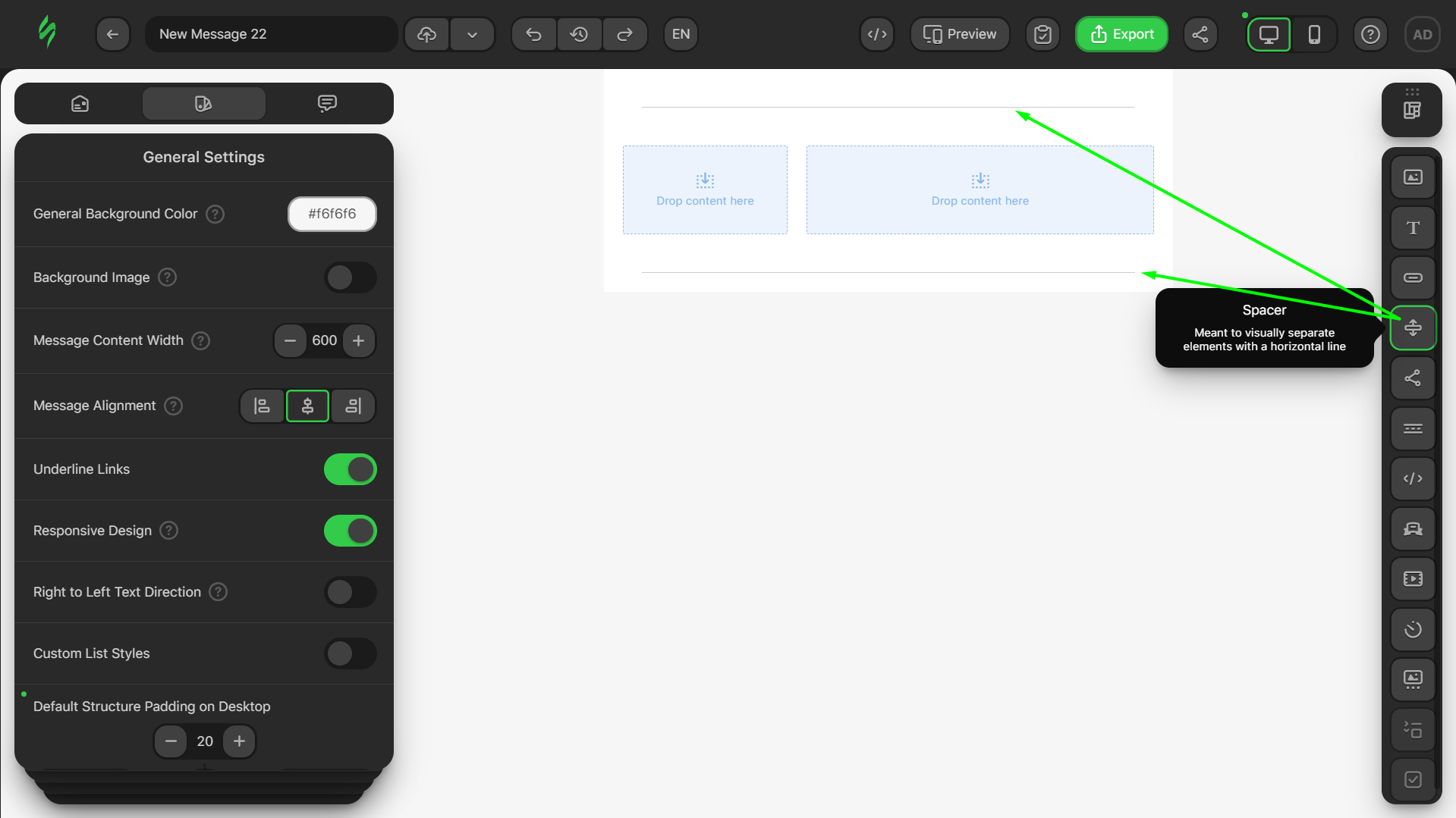 Adding Spacer blocks