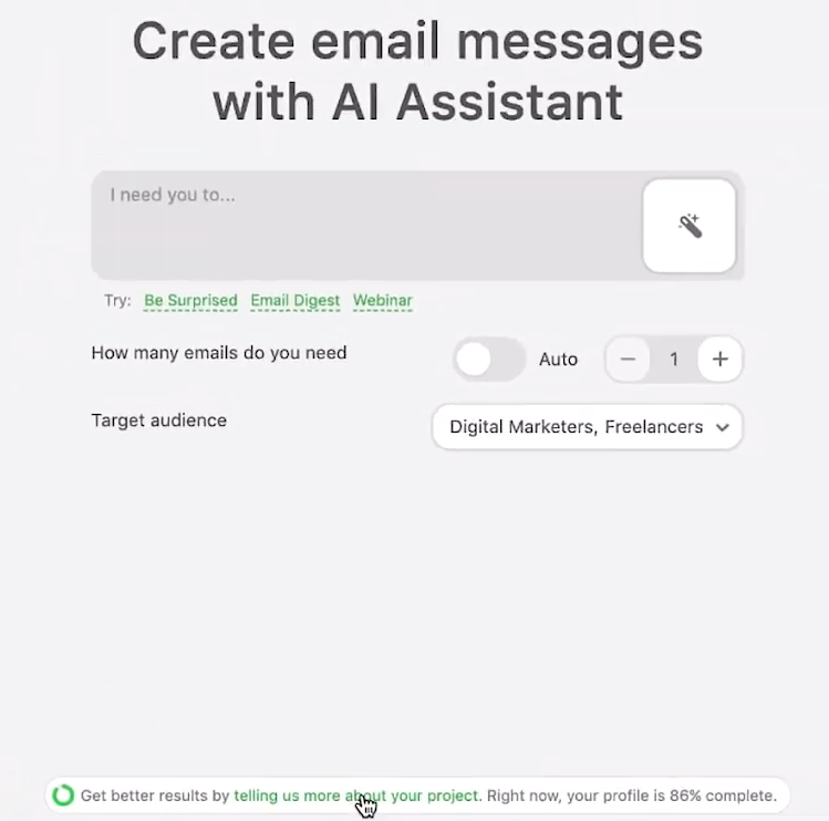 AI Assistant in Stripo