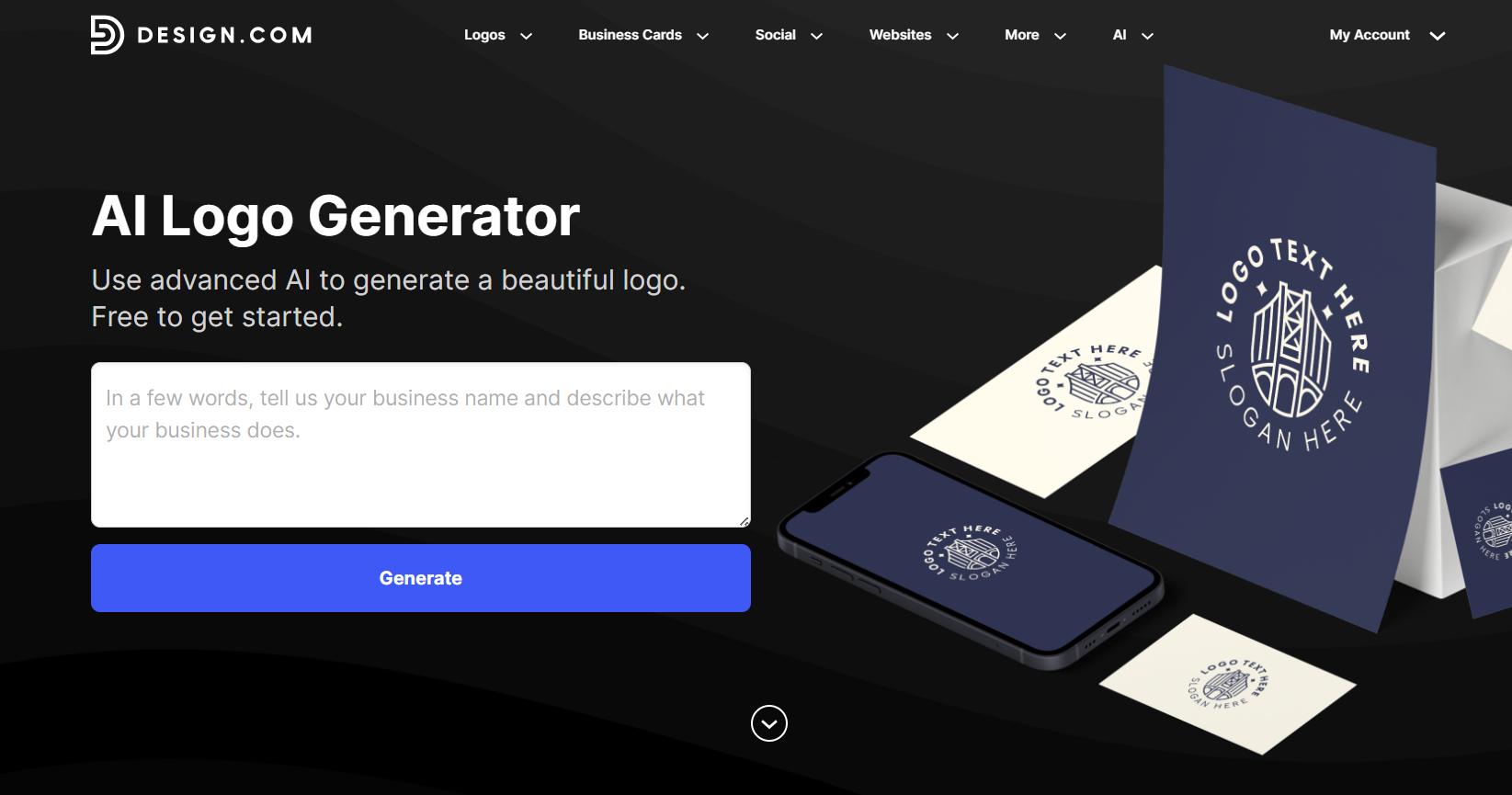 AI for automated email branding _ AI logo generator