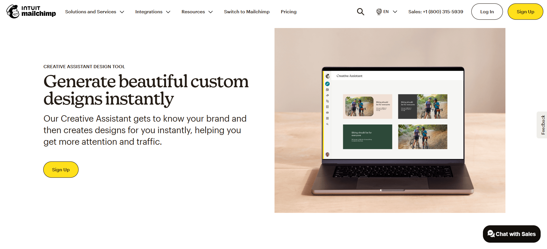 AI for automated email branding _ Mailchimp