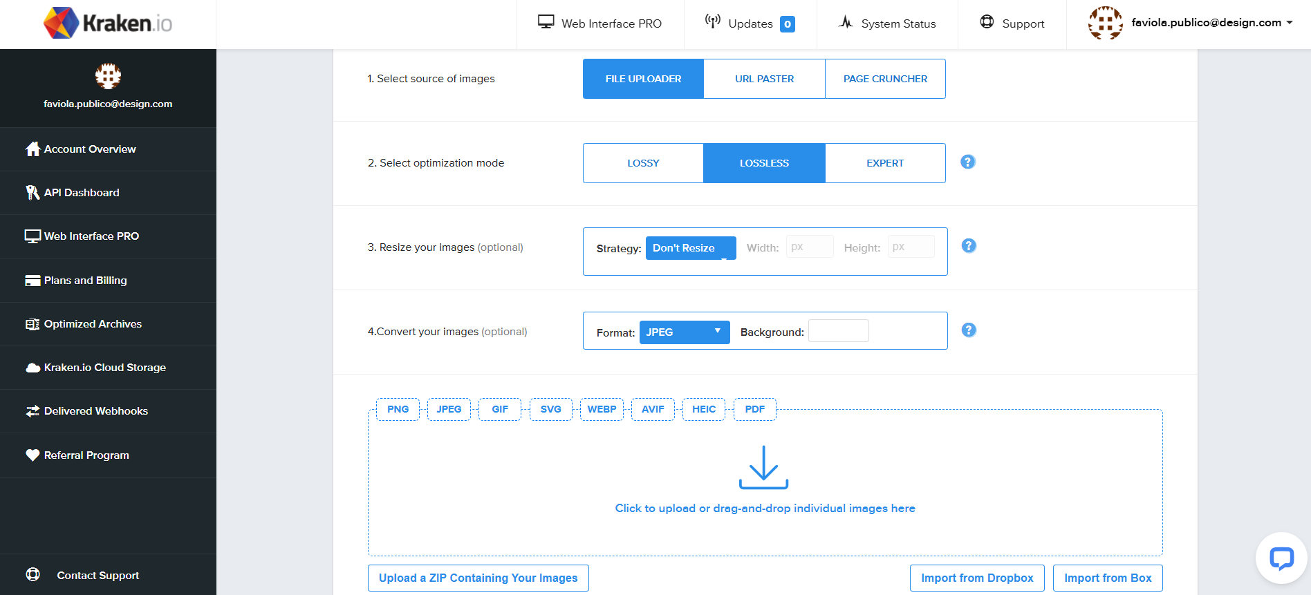 AI-powered image optimization _ Kraken.io