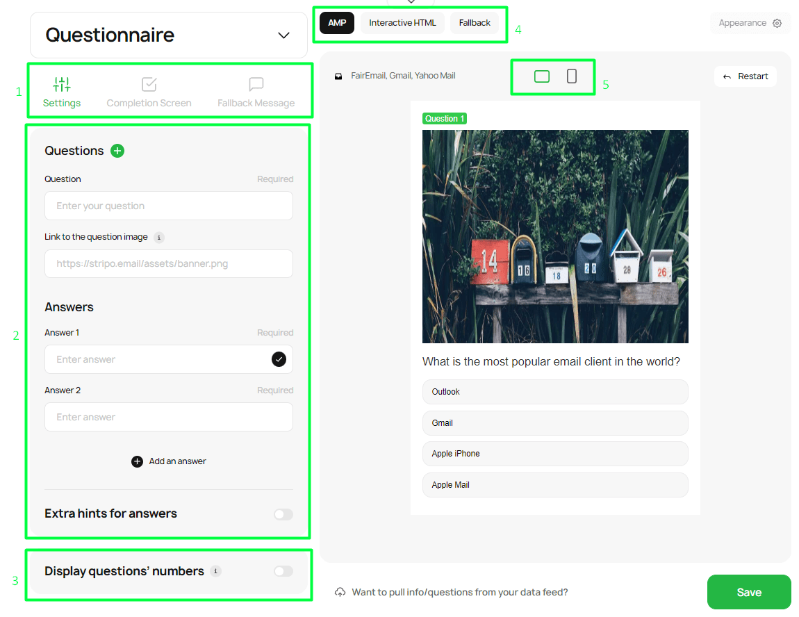 Stripo Generator Interface