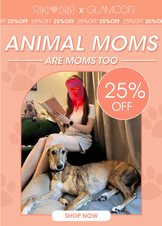 An offer for pet parents from GLAMCOR