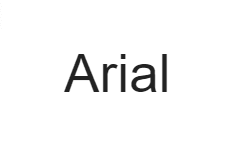 Arial Font for Emails