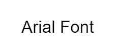 Шрифт для писем Arial