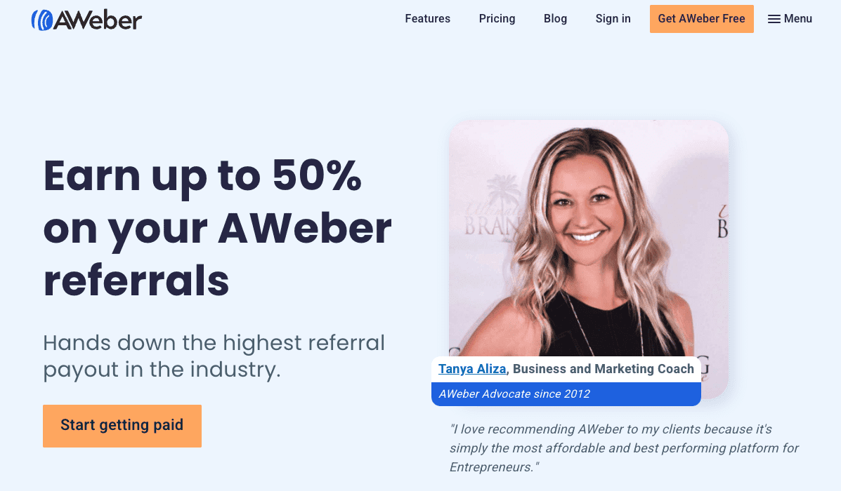 AWeber Affiliate Program