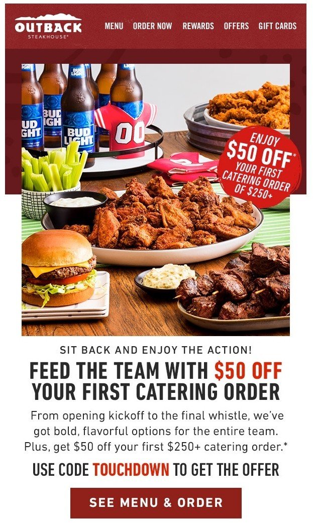 Big Discounts on Game Day