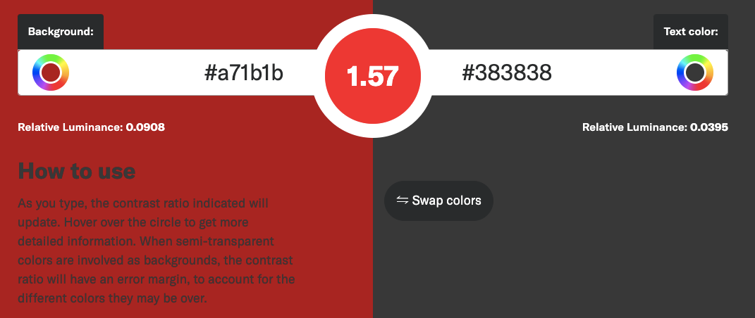 Checking Color contrast ratio _ Tool by Lea Verou