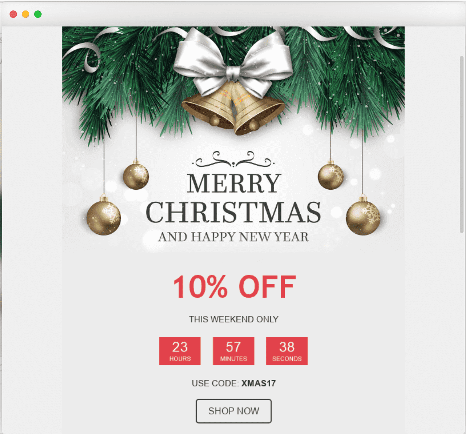 60 Christmas Email Templates 📭 Free Christmas HTML Email Template