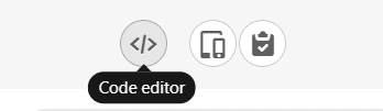 Code editor