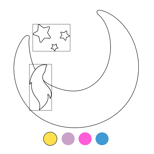 Coloring Game Click Zones
