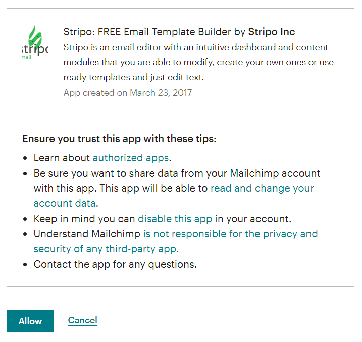  Connect Stripo to Your Mailchimp Account