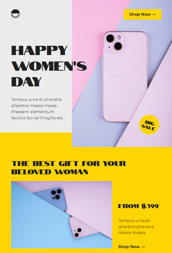 43 Women's Day Email Templates 📭  Free Women's Day HTML Email Template —   ✔️