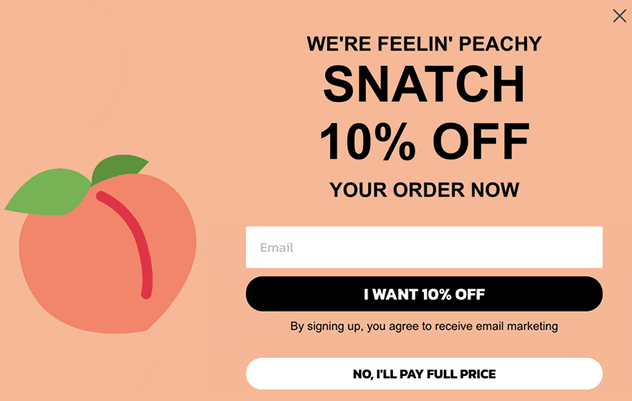 Customer journey _ Email popups _ Peachy