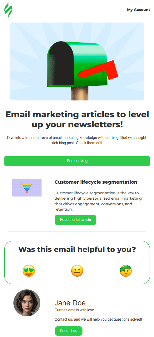 Digest email