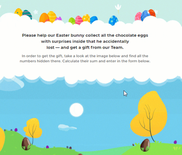 Gamification in email marketing _ Easter email _ Example  