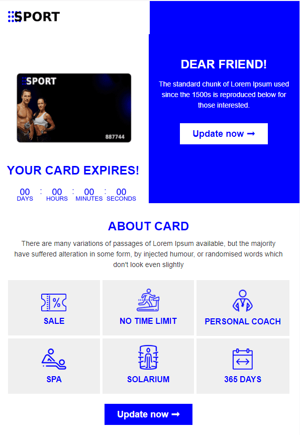 Email notifications examples _ Card expired