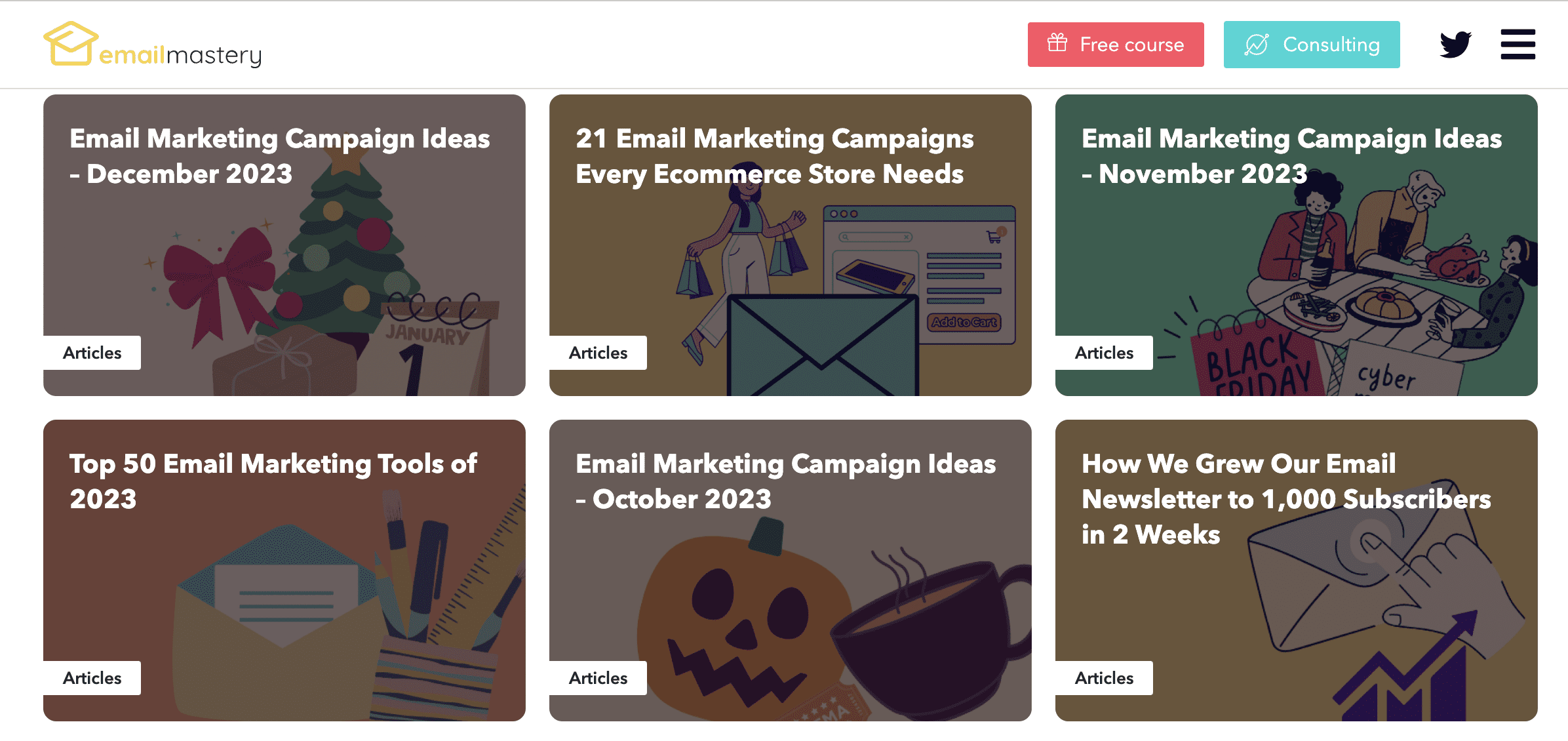Social media and e-mail marketing blog _ Choose an idea for an email marketing campaign