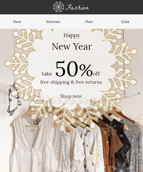 New Year Template_Eye-catching Banners to Make Your Upcoming Email Marketing Campaign a Success