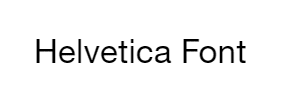 Шрифт для писем Helvetica