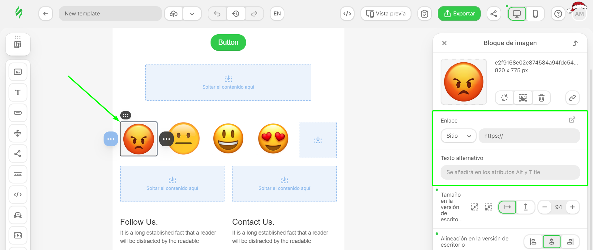 Cómo crear una encuesta con imágenes o iconos