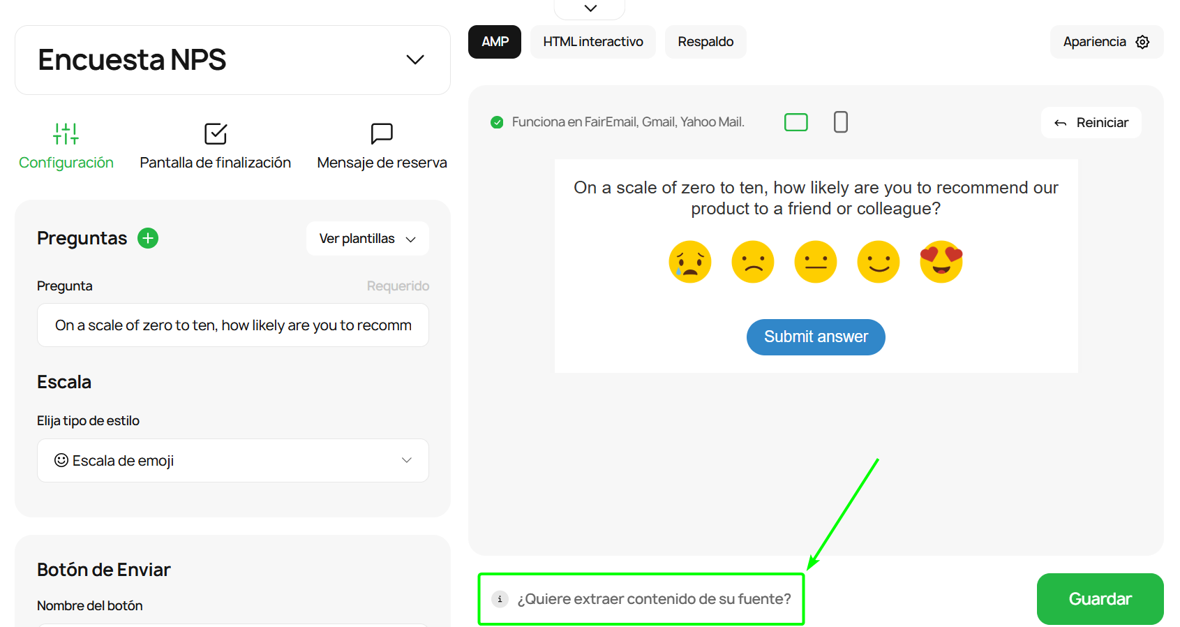 Cómo extraer contenido de la fuente