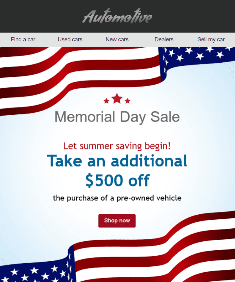 Memorial Day Email Templates 📭 Free Memorial Day HTML Email Template